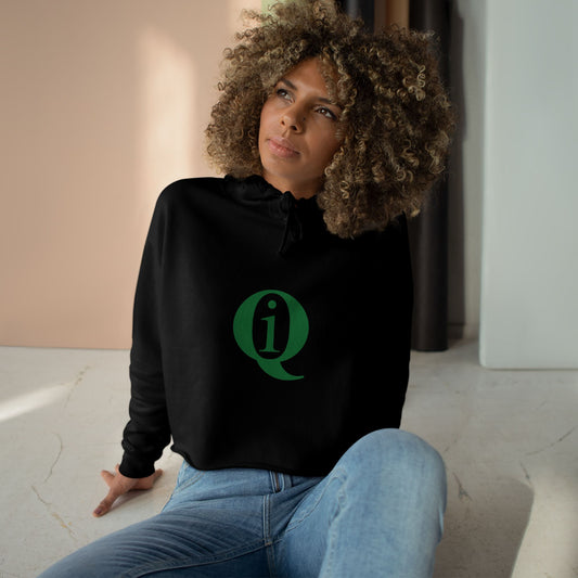 IQ Fashion |  Informative Crop Hoodie - Trendy Streetwear