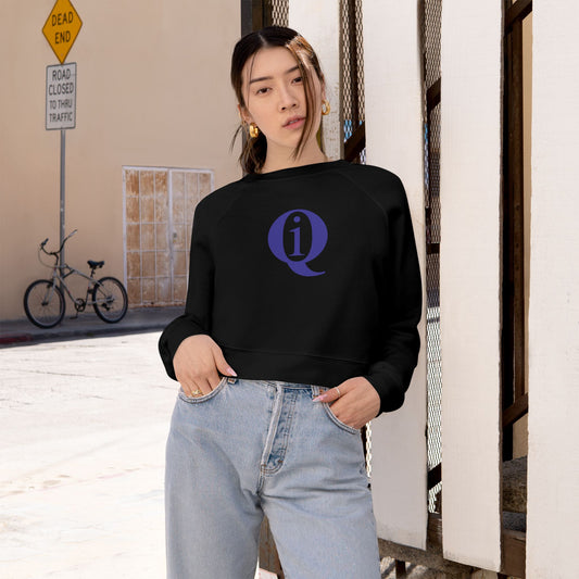 IQ Fashion |  Women's Cropped Fleece Pullover