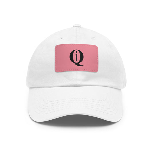 Copy of  IQ Fashion | Dad Hat with Leather Patch (Rectangle)