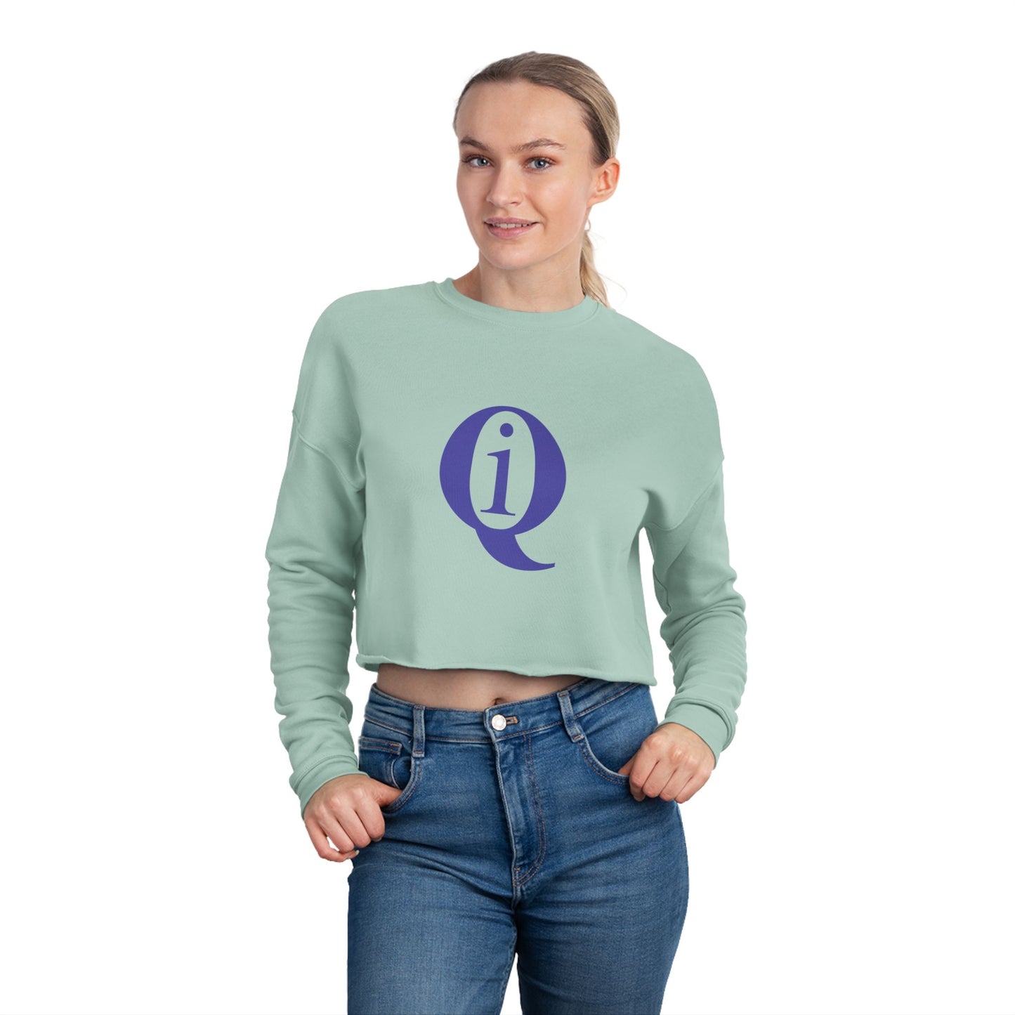 IQ Fashion |  Women's Cropped Sweatshirt