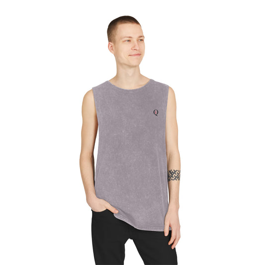 IQ Fashion | Unisex Stonewash Tank Top