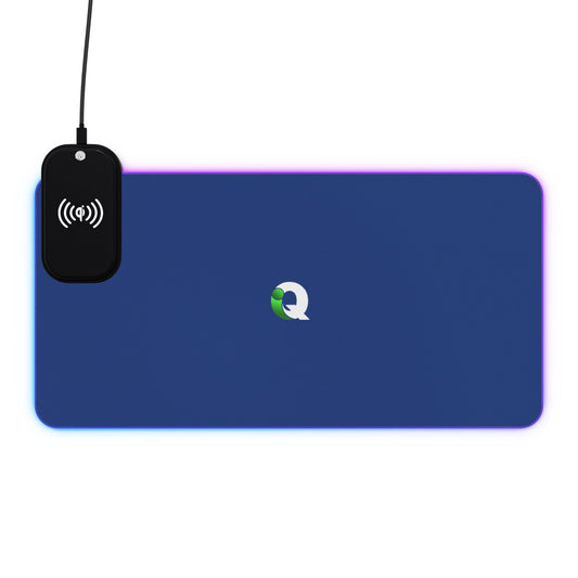 IQ Fashion | LED Gaming Mouse Pad, Wireless Charging