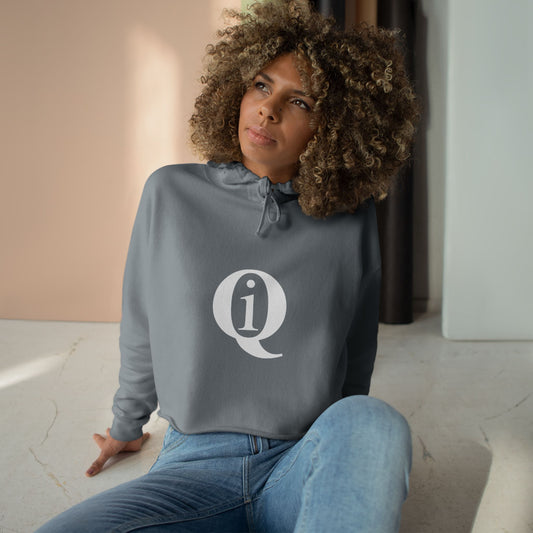 IQ Fashion |  Informative Crop Hoodie - Trendy Streetwear